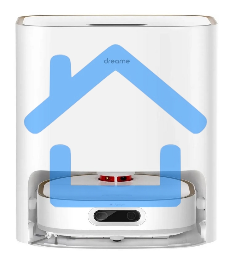 Робот-пылесос Dreame RLS6TAC W10 Pro белый, 55 Вт, 6400 мА·ч Li-Ion, уборка сухая/влажная, пылесборник контейнер 0.45 л