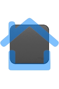 Выключатель 1-кл. ОП BLANCA (сх.1) 10А 250В изол. пласт. антрацит SchE BLNVA101016