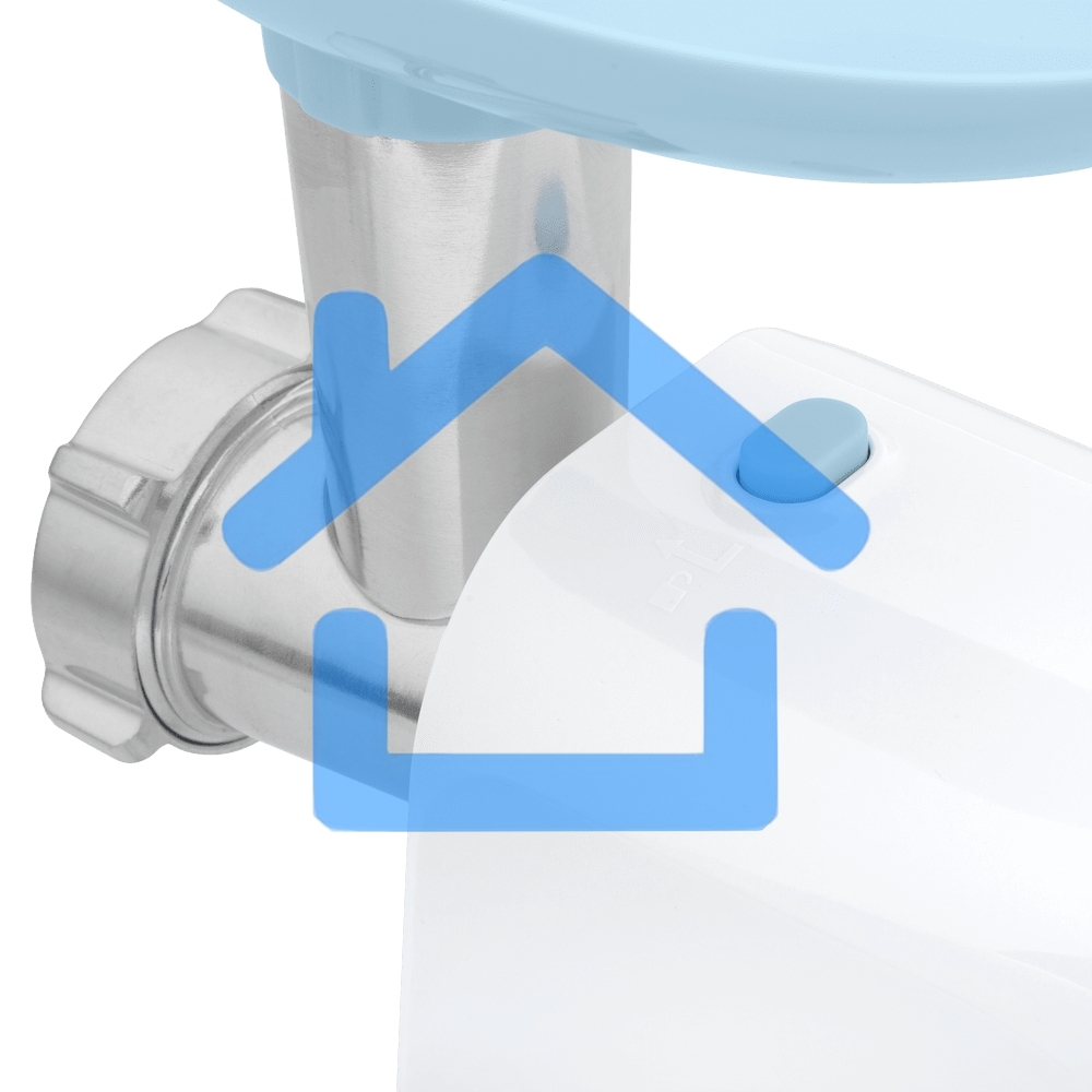 Мясорубка электрическая Maunfeld MF-232WB 1340 Вт, голубой