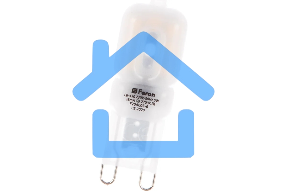Лампа светодиодная FERON LB-430 (25636) 5W 230V G9 2700K