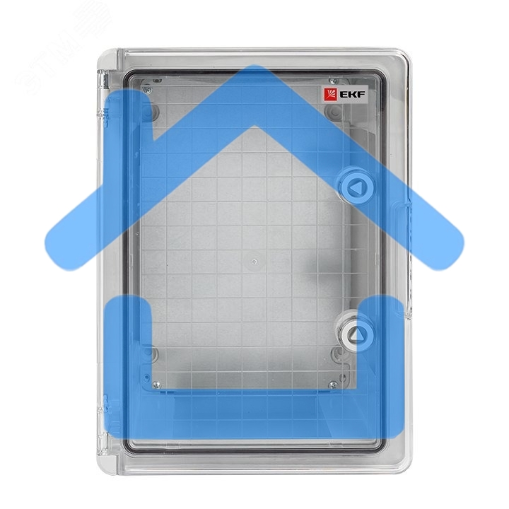 Бокс пластиковый с монтажной платой прозрачная дверь EKF PROxima PBT65MP003 400х300х170 мм IP65