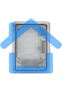 Бокс пластиковый с монтажной платой прозрачная дверь EKF PROxima PBT65MP003 400х300х170 мм IP65