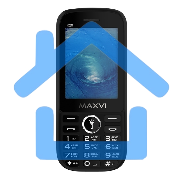 Мобильный телефон Maxvi K20 черный