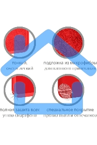 Чехол (клип-кейс) DF poOriginal-05 для Xiaomi Poco M4 Pro 5G красный