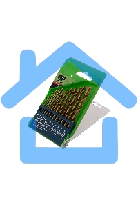 Набор нитридтитан СИБРТЕХ, сверл по металлу, 1,5-6,5мм НSS,13 шт 723867