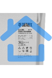 Конвектор Denzel XCE-1500 белый, 1500 Вт, 20 м2, термостат