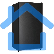 Морозилка Nordfrost DF 261 BAP, черный, 139л, 4 ящика