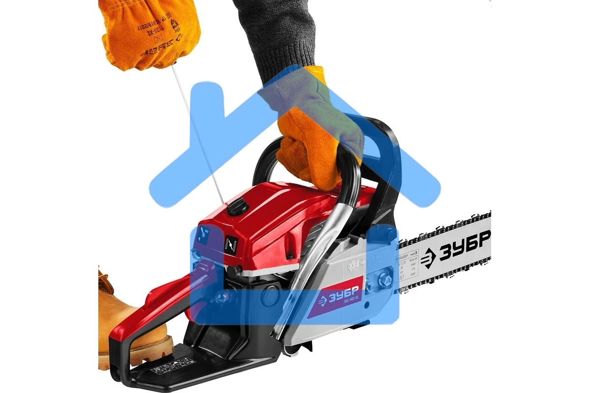 Бензопила ЗУБР ПБЦ-М62-50, 62 см3, шина 50 см
