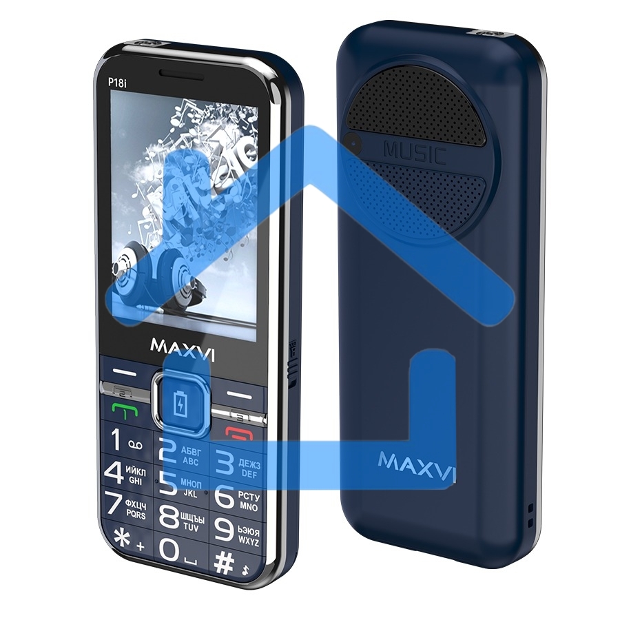 Мобильный телефон Maxvi P18i синий
