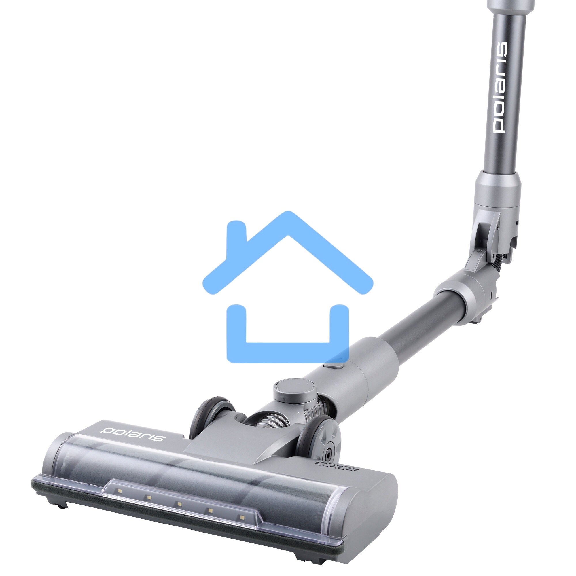 Пылесос вертикальный Polaris PVCS-4010 серый, влажная/сухая уборака, пылесборник 0.45 л., аккумулятор, 150 Вт, время работы 65 мин
