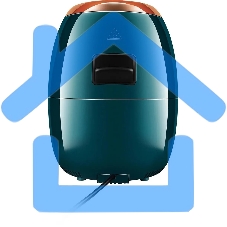 Аэрогриль Hyundai HYF-3553 1350Вт темно-зеленый/золотистый