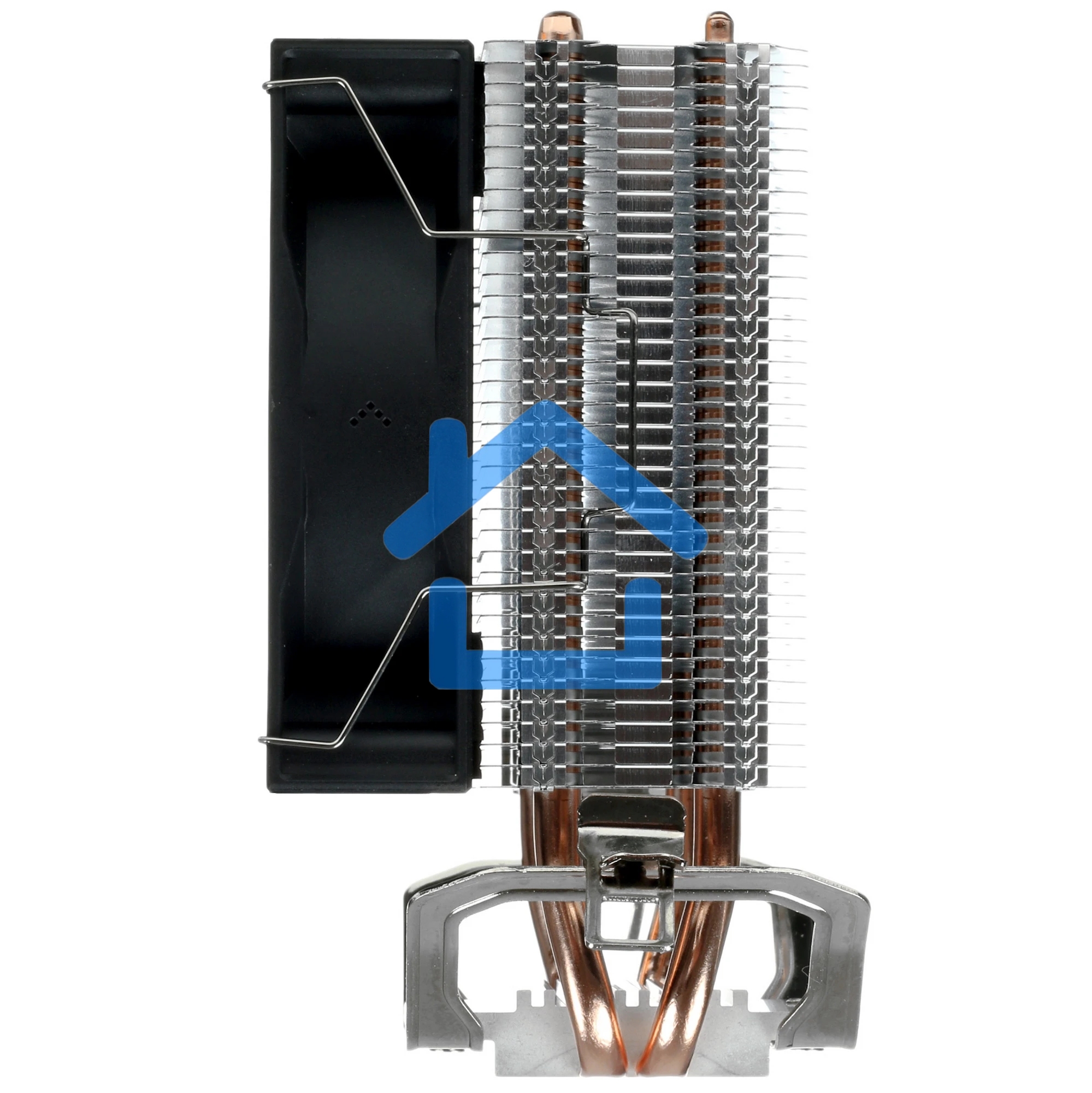 Кулер для процессора DEEPCOOL AG200 черный, 92 мм, алюминий/медь, 3050 об/мин, 30.5 дБ, 4 pin, 100 Вт, 133 мм