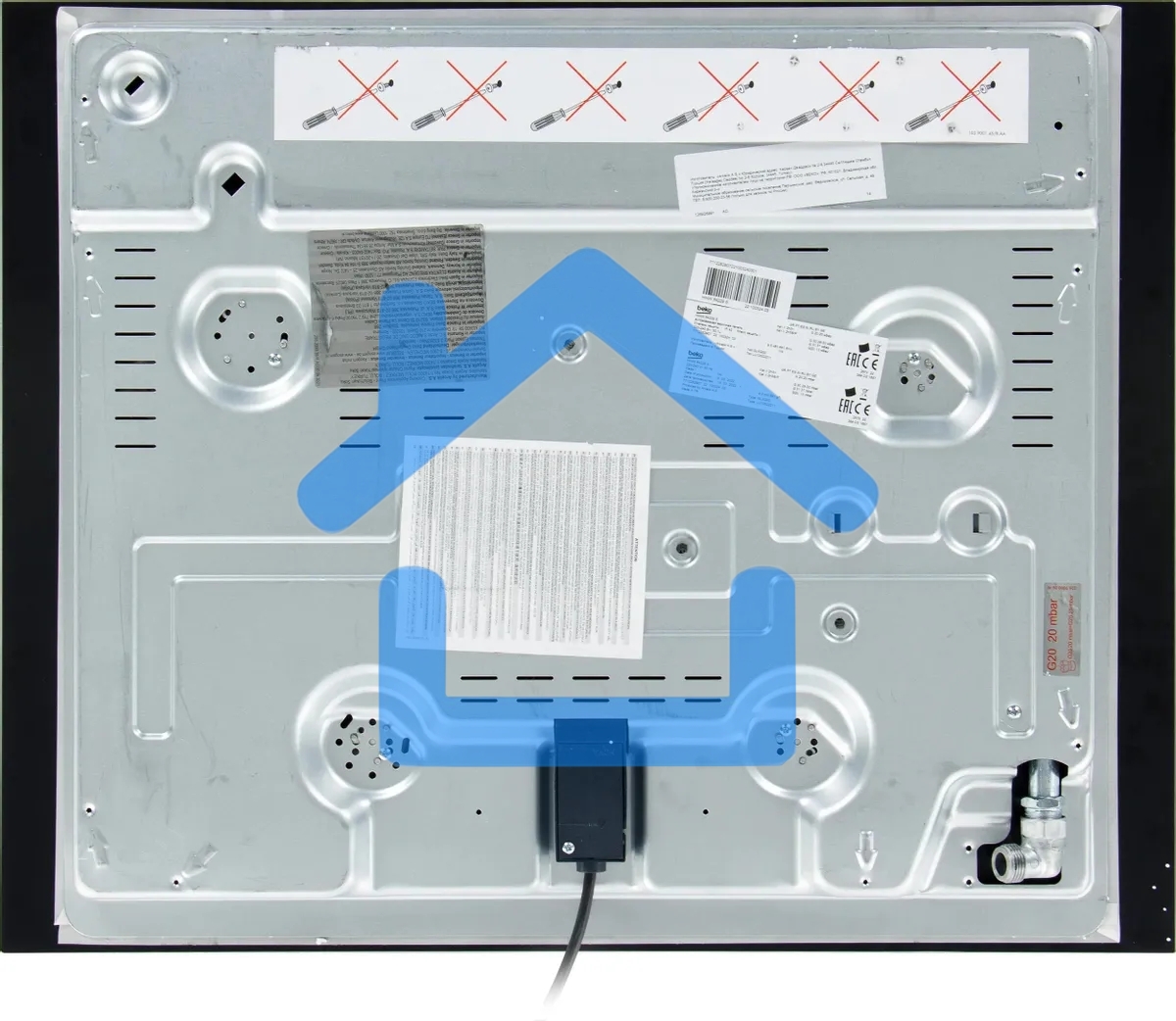 Газовая варочная панель Beko HINW 64229 S черный