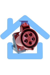 Розетка 125 стационарная 3Р+РЕ+N 32А 380В IP44 ИЭК