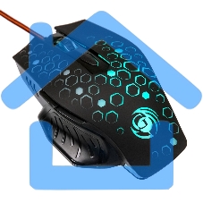 Мышь проводная Dialog Gan-Kata MGK-11U черный, 2400 dpi, USB, кнопки - 6