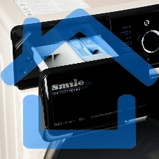 Стиральная машина Smile SWMSW12MB1400 Бежевый-черный, загрузка фронтальная 12 кг, 1400 об/мин, класс: А+