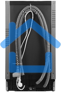 Встраиваемая посудомоечная машина Hyundai HBD 460, серебристый, 44.8 см, 10 компл., 49 дБ, класс A++