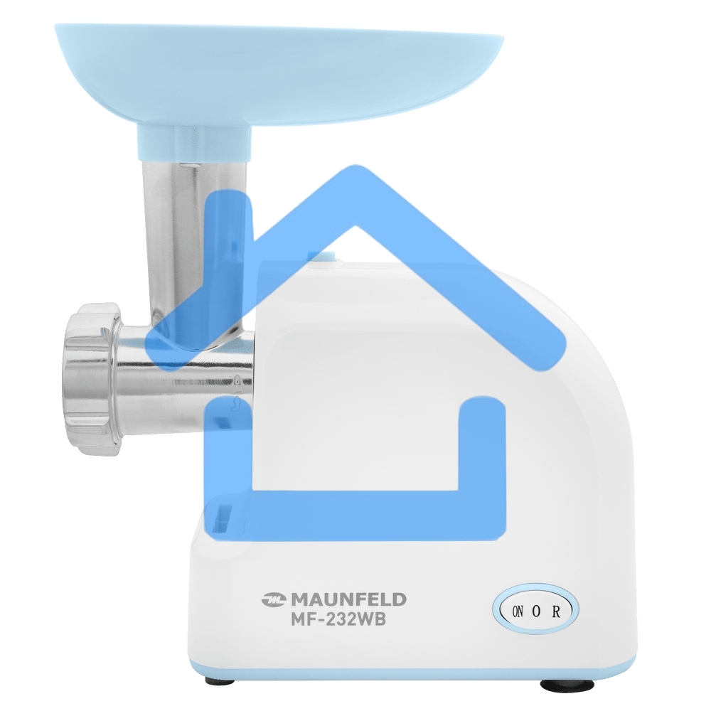 Мясорубка электрическая Maunfeld MF-232WB 1340 Вт, голубой