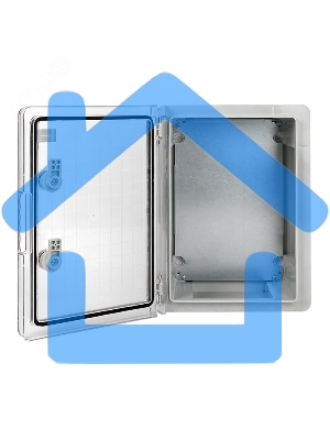 Бокс пластиковый с монтажной платой прозрачная дверь EKF PROxima PBT65MP003 400х300х170 мм IP65