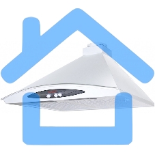 Вытяжка Gefest ВВ 2 белый, 50 см, 180 куб. м/ч, 57 дБ