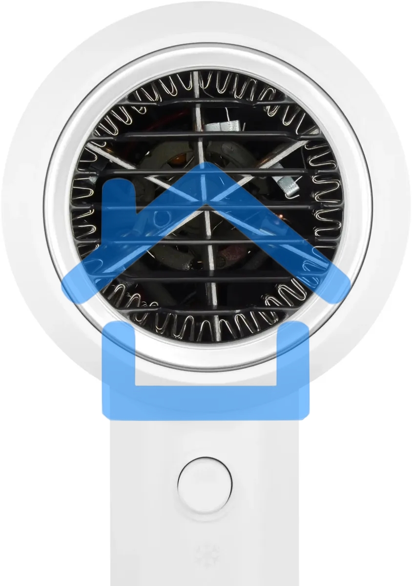 Фен POLARIS PHD-2044TI белый/серый