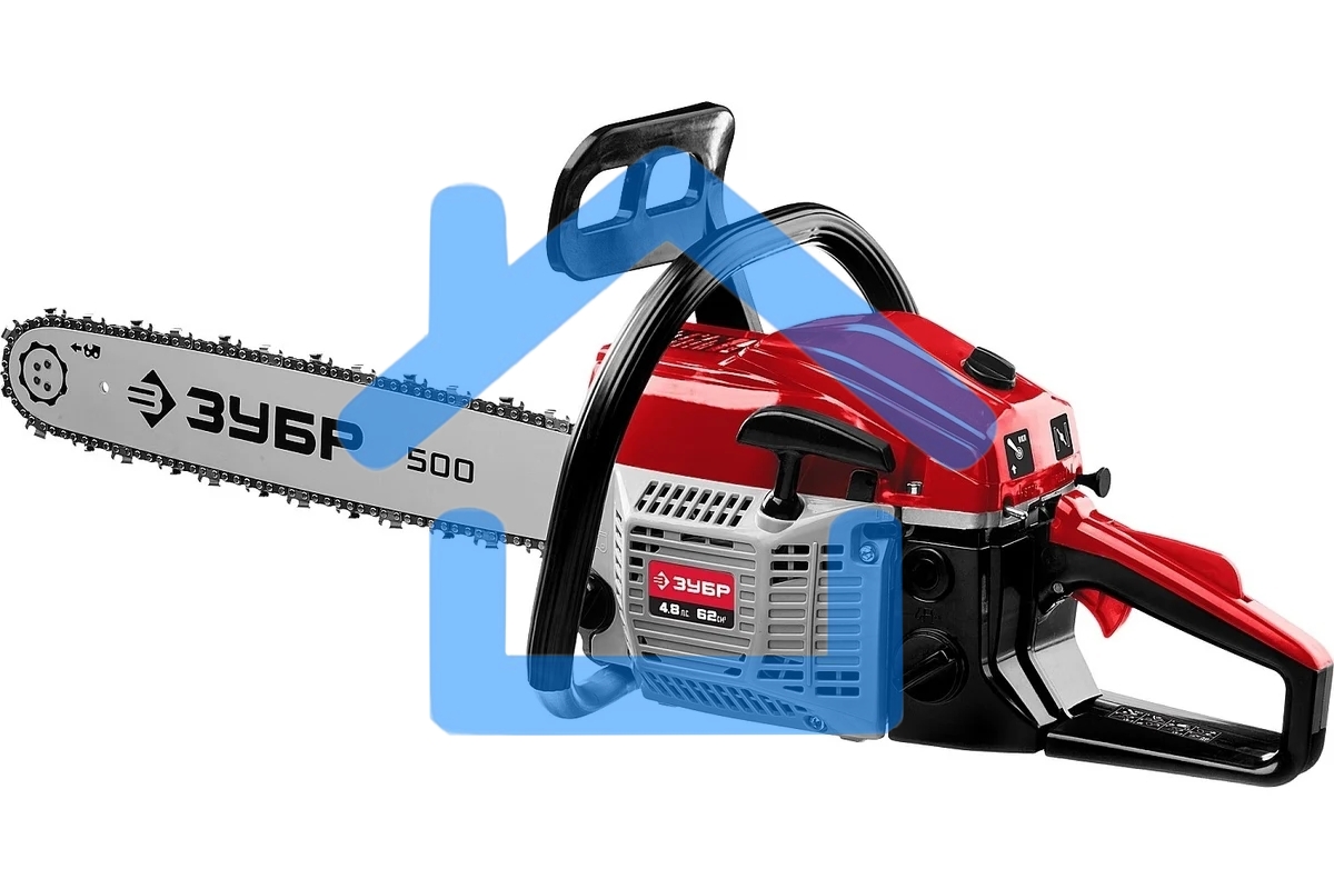 Бензопила ЗУБР ПБЦ-М62-50, 62 см3, шина 50 см