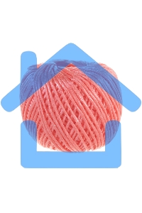 Шпагат полипропиленовый Сибртех 93979 1200 текс, 1,7 мм, L 110 м, Россия, красный