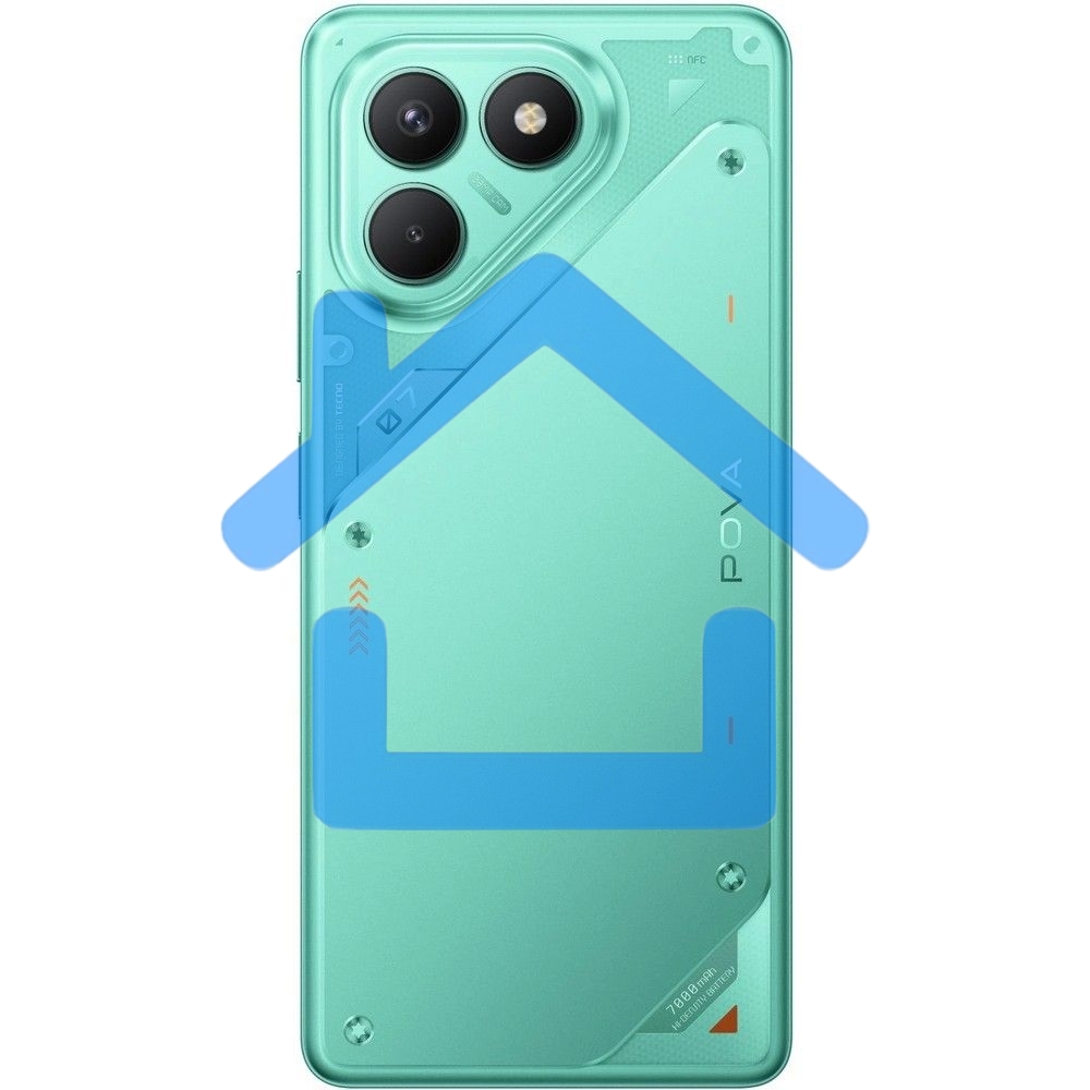 Смартфон Tecno POVA 7 Neo 8/256Gb, бирюзовый