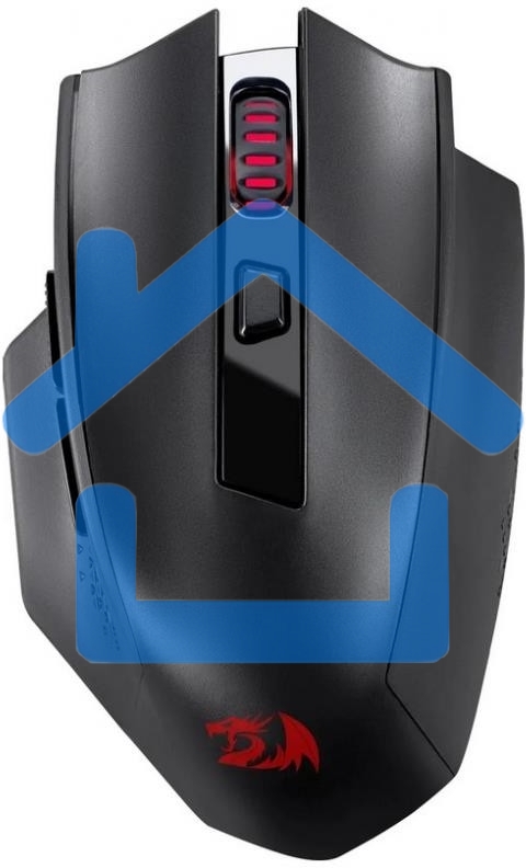 Мышь беспроводная REDRAGON Woki черный, 26000 dpi, радиоканал, Bluetooth, USB, кнопки - 6