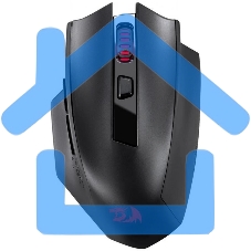 Мышь беспроводная REDRAGON Woki черный, 26000 dpi, радиоканал, Bluetooth, USB, кнопки - 6