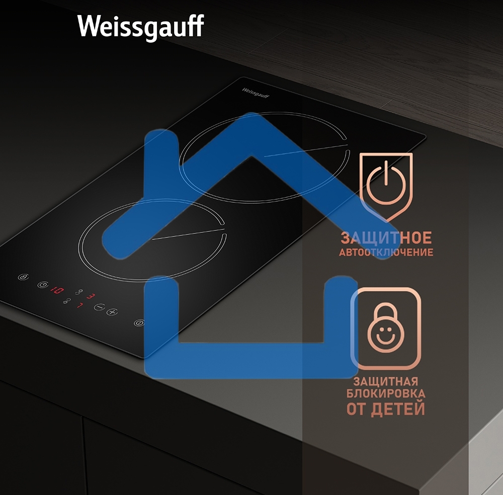 Стеклокерамическая панель Weissgauff HV 32 BM
