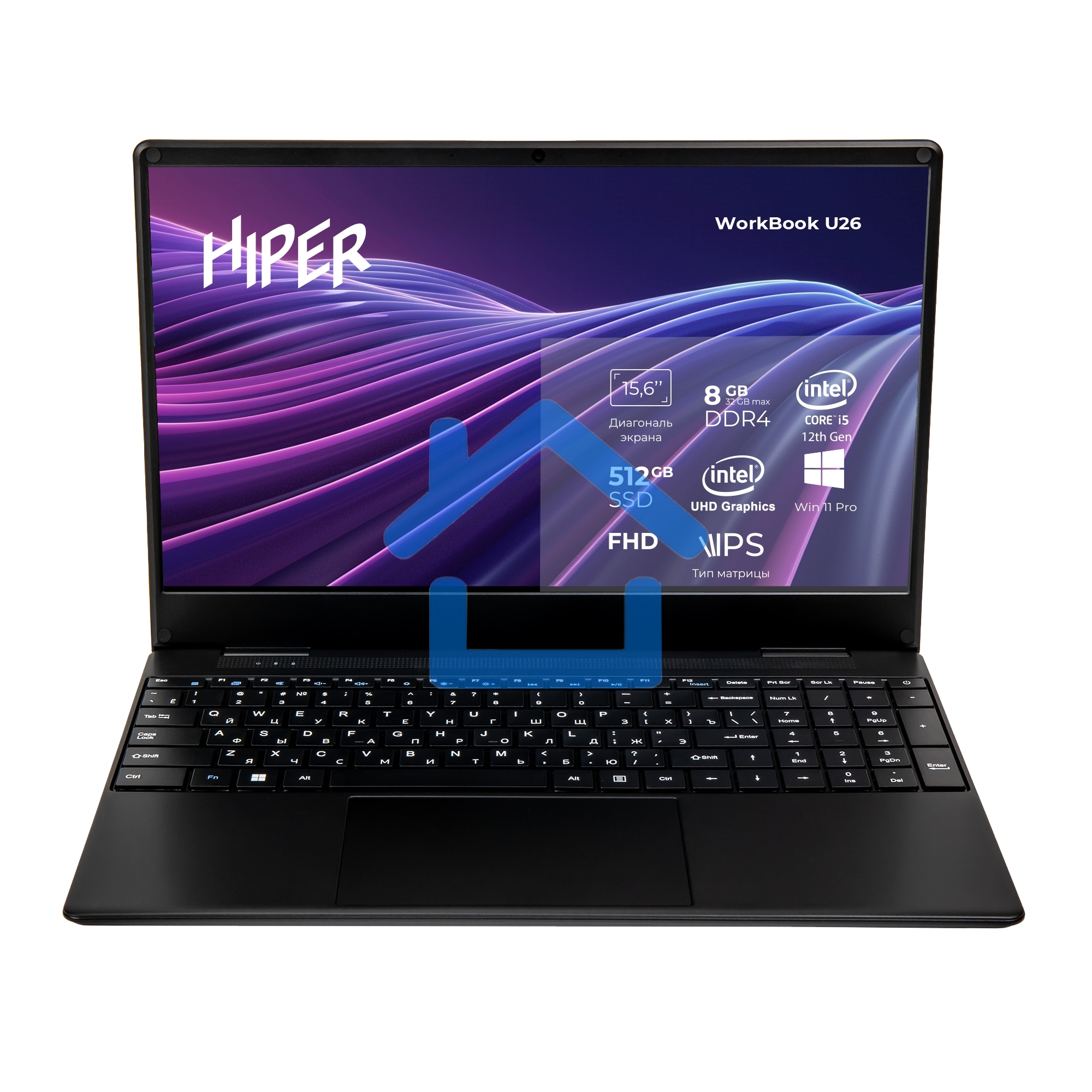 Ноутбук HIPER Workbook U26 15.6