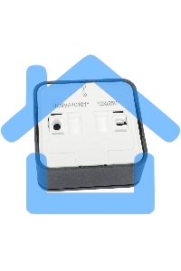 Выключатель 1-кл. ОП BLANCA (сх.1) 10А 250В изол. пласт. антрацит SchE BLNVA101016