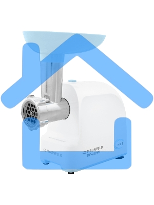 Мясорубка электрическая Maunfeld MF-232WB 1340 Вт, голубой