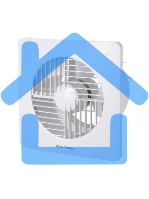 Вытяжной вентилятор Royal Thermo RAFT 150 белый НС-1608395