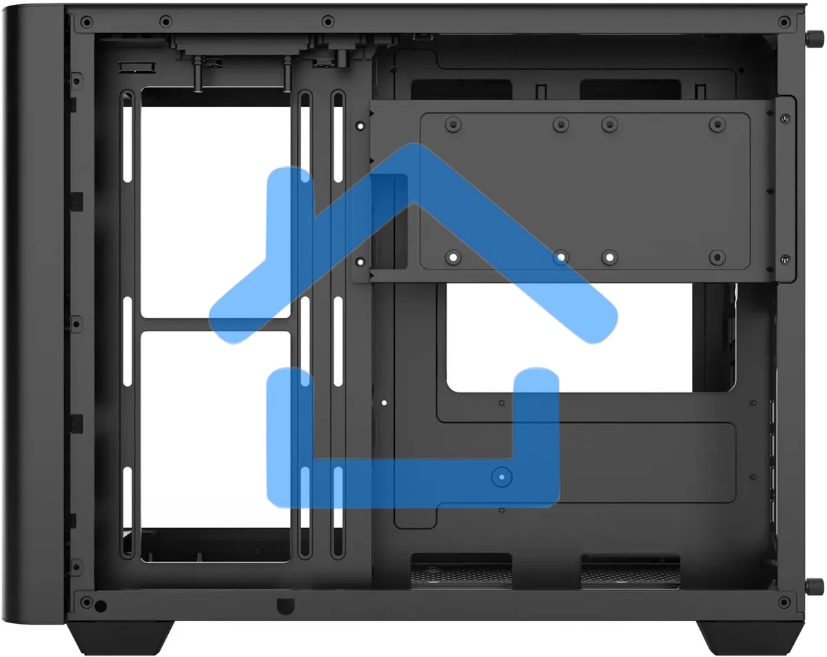Компьютерный корпус Bloody BD-CC112 черный без БП mATX 9x120мм 2xUSB 3.0 audio bott PSU