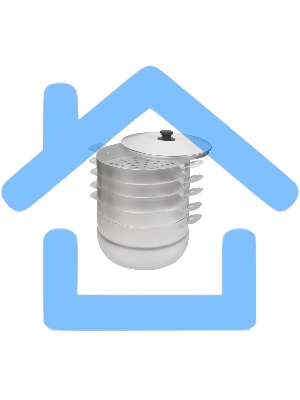 Мантоварка КАЛИТВА 180640 6,0л 4 сетки,алюм.