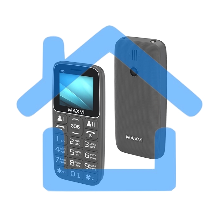 Мобильный телефон Maxvi B110 grey