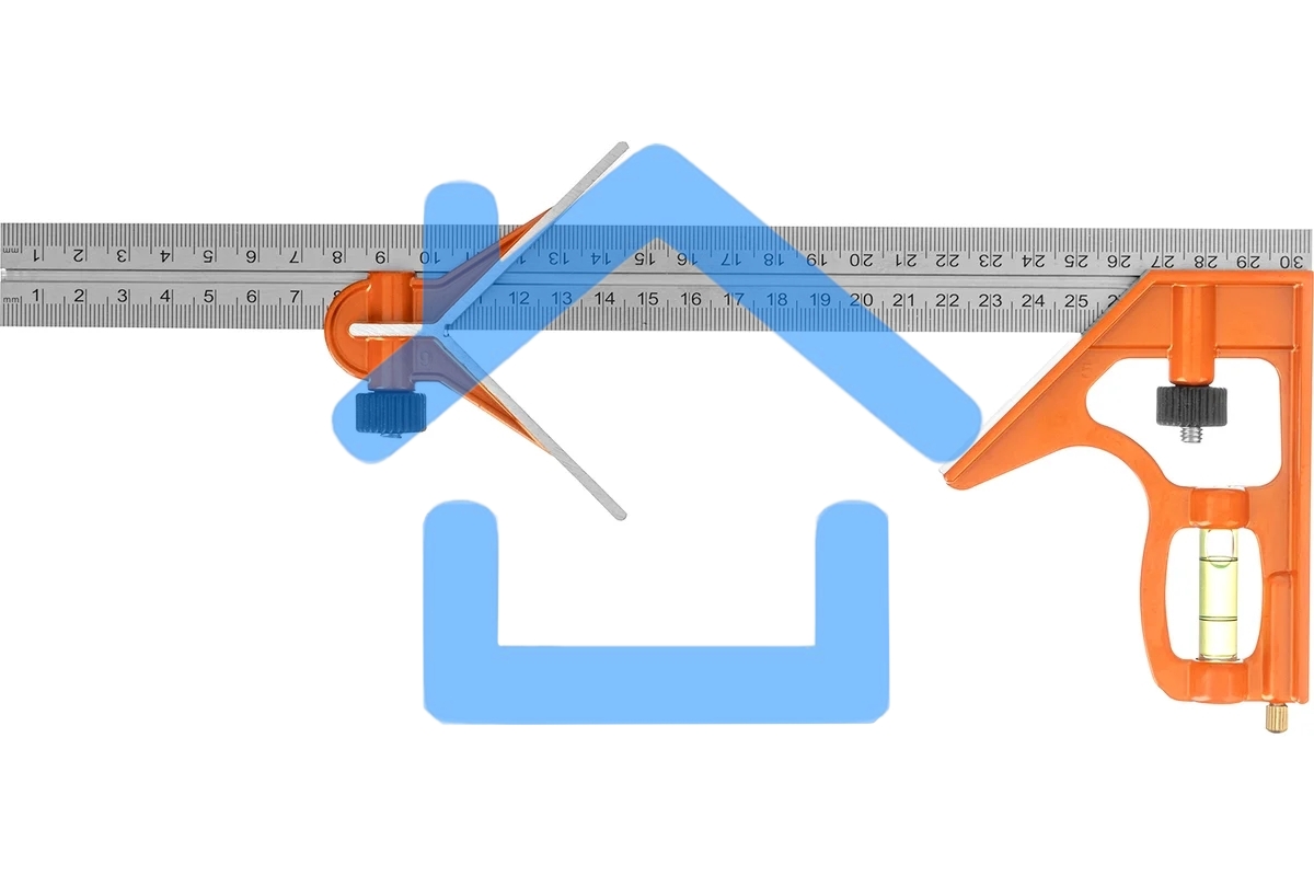 Угольник, 300 мм, металлический, комбинированный Sparta