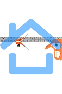 Угольник, 300 мм, металлический, комбинированный Sparta