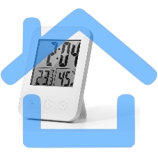 Цифровой сенсорный термогигрометр Halsa