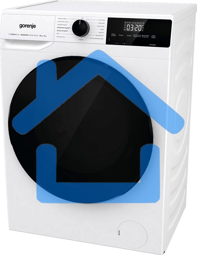 Стирально-сушильная машина Gorenje W1D2A164ADS (20010443) белый загр. фронтальная макс.: 10 кг 1400об/мин класс: А