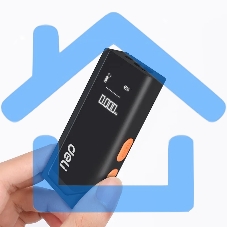 Лазерный дальномер Deli DL331140 Home Series черный диапазон измерений 0,05~40м, точность измерения ±3мм, 370 мА·ч, OLED дисплей, Type-C, вес 48 грамм, эксклюзивный дизайн