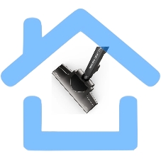 Пылесос вертикальный Deerma DX700S черный, питание от сети, 600 Вт, уборка сухая, пылесборник 0.8 л