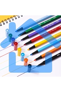 Фломастеры Deli EC156-24 ColoRun 24 цвета, пластиковая туба