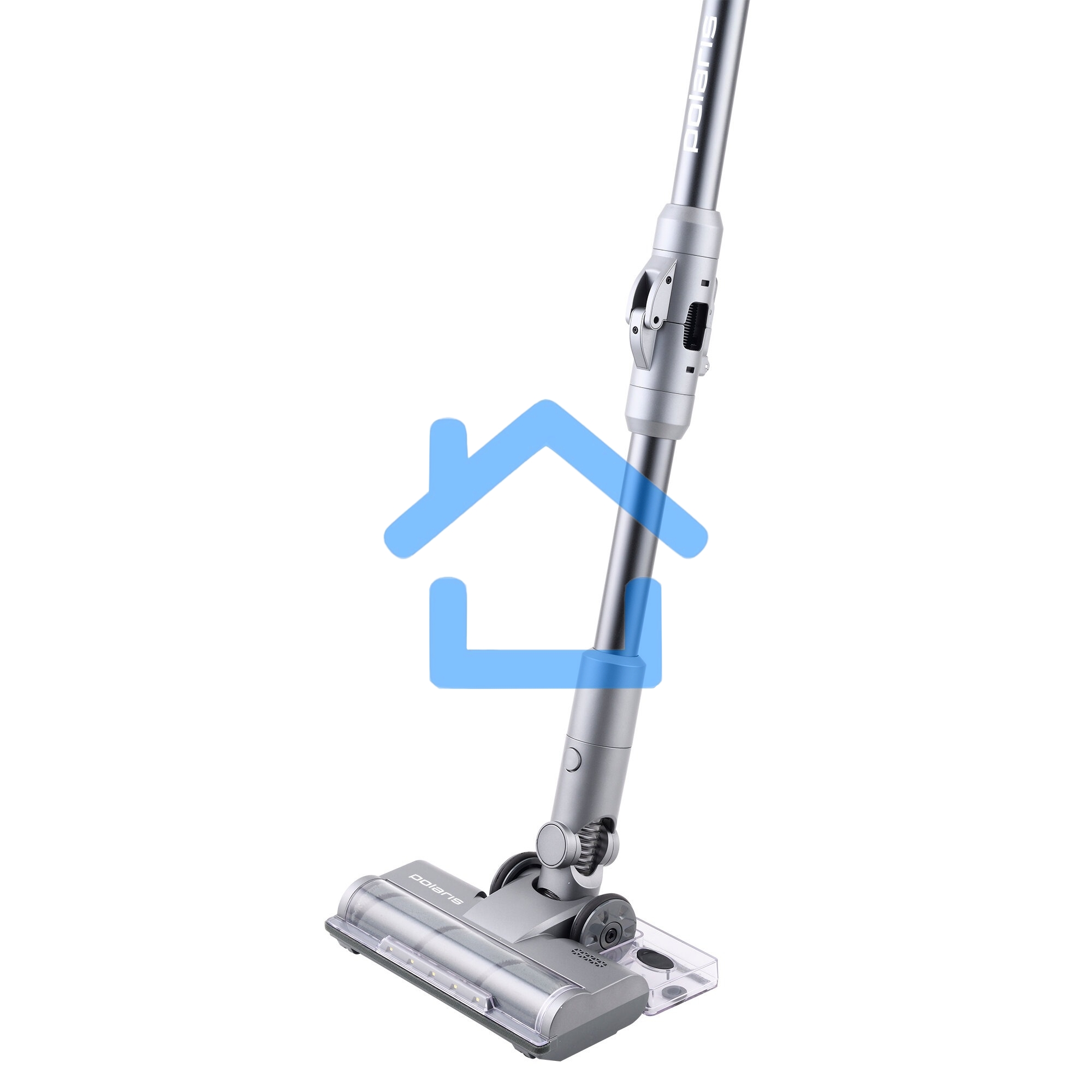 Пылесос вертикальный Polaris PVCS-4010 серый, влажная/сухая уборака, пылесборник 0.45 л., аккумулятор, 150 Вт, время работы 65 мин