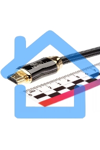 Кабель HDMI 19M/M,ver. 2.1, 8K@60 Hz 2m метал разъемы, нейлоновая оплетка Telecom <TCG300-2M>