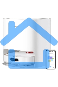 Робот-пылесос Dreame RLS6TAC W10 Pro белый, 55 Вт, 6400 мА·ч Li-Ion, уборка сухая/влажная, пылесборник контейнер 0.45 л