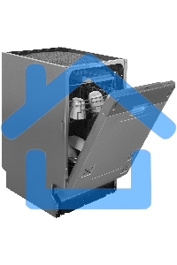 Встраиваемая посудомоечная машина Hyundai HBD 460, серебристый, 44.8 см, 10 компл., 49 дБ, класс A++