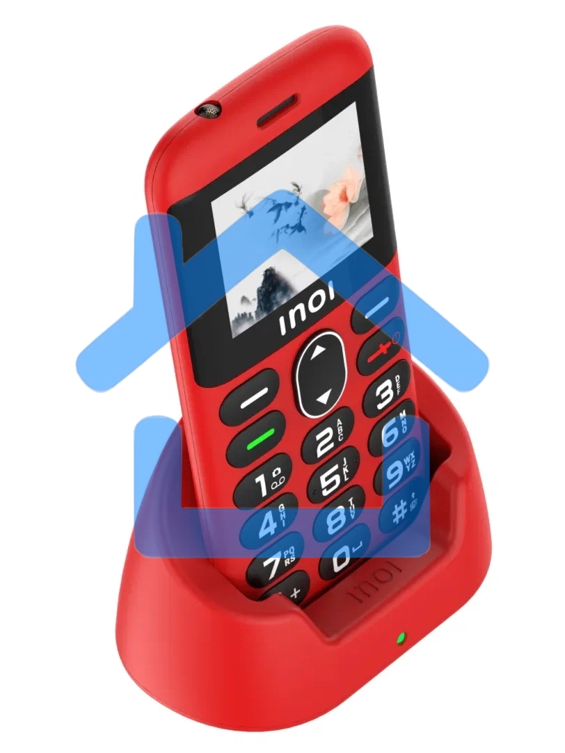 Мобильный телефон INOI 148 Senior 4G красный